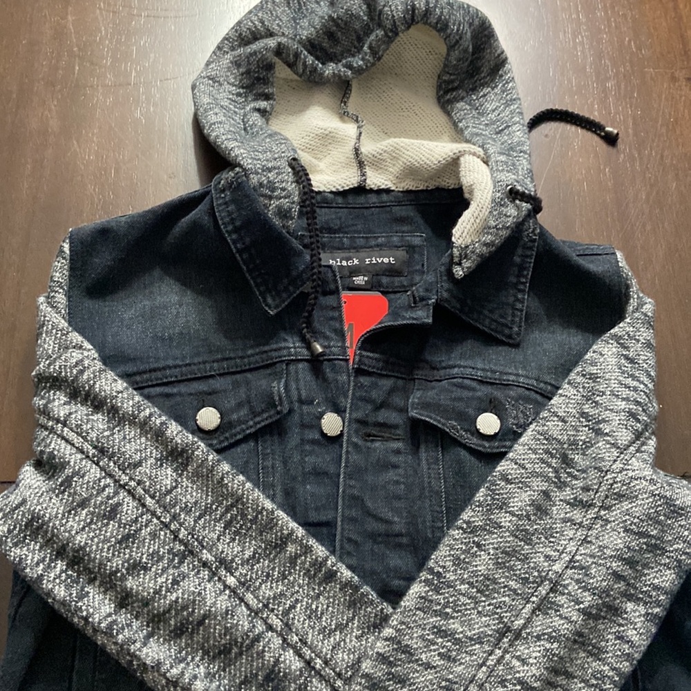 Black Rivet jacket. - Picture 3 of 5